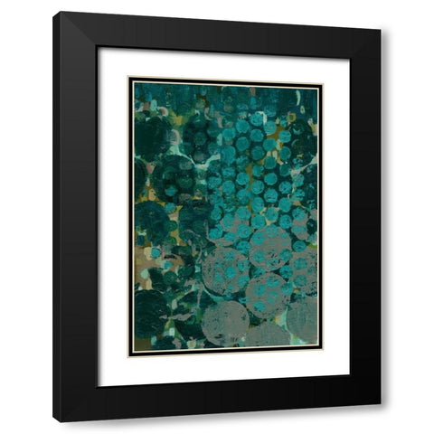 Callais II Black Modern Wood Framed Art Print with Double Matting by Zarris, Chariklia