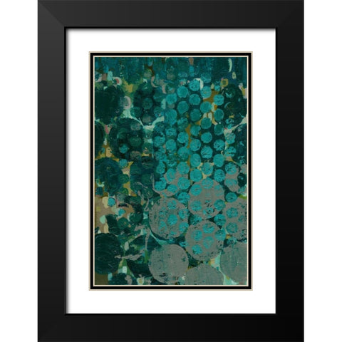 Callais II Black Modern Wood Framed Art Print with Double Matting by Zarris, Chariklia