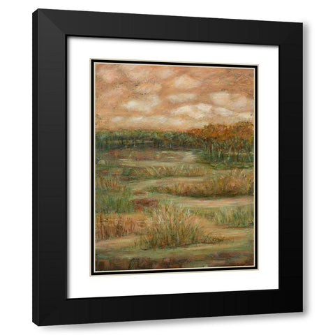 Autumn Sky I Black Modern Wood Framed Art Print with Double Matting by Crawford, Beverly