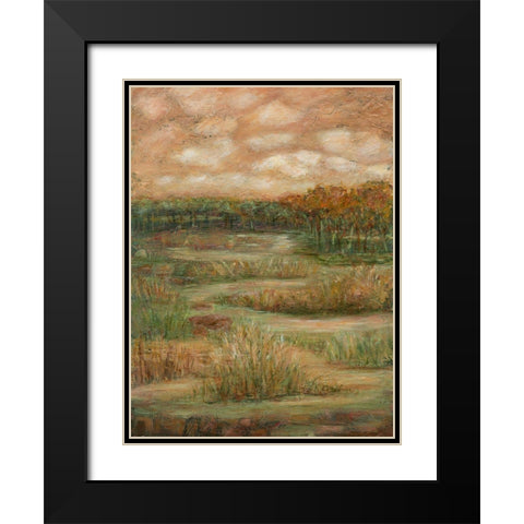 Autumn Sky I Black Modern Wood Framed Art Print with Double Matting by Crawford, Beverly