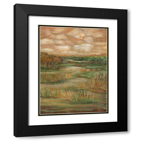 Autumn Sky II Black Modern Wood Framed Art Print with Double Matting by Crawford, Beverly