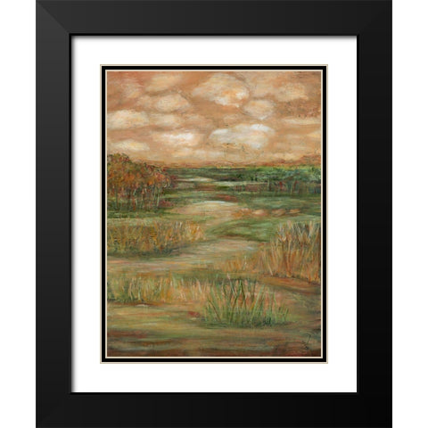 Autumn Sky II Black Modern Wood Framed Art Print with Double Matting by Crawford, Beverly