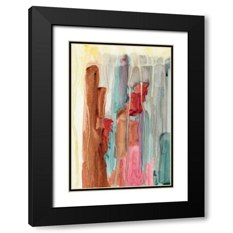 Evening Lights I Black Modern Wood Framed Art Print with Double Matting by McMullen, Charles
