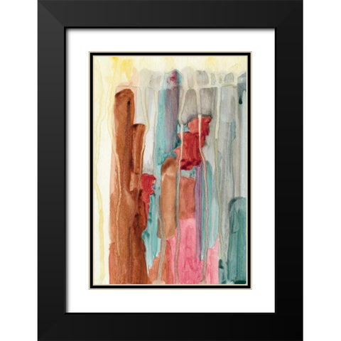 Evening Lights I Black Modern Wood Framed Art Print with Double Matting by McMullen, Charles