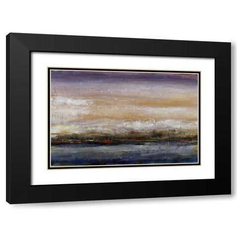 Water Flow I Black Modern Wood Framed Art Print with Double Matting by OToole, Tim