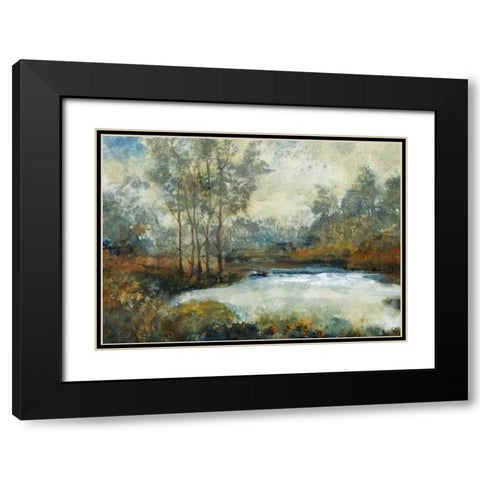 Ethereal Light I Black Modern Wood Framed Art Print with Double Matting by OToole, Tim