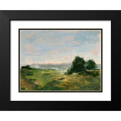 Early Autumn II Black Modern Wood Framed Art Print with Double Matting by Harper, Ethan