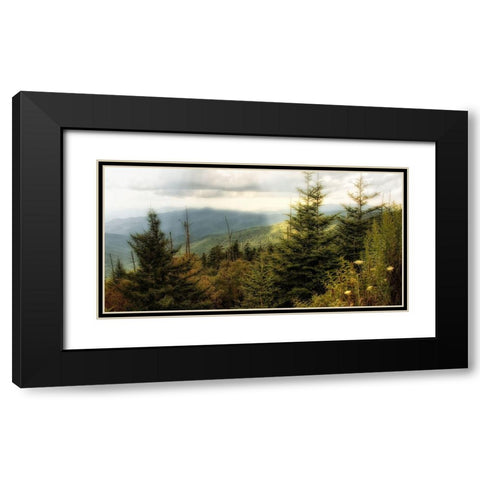 Custom Early Autumn Vista (ASH) Black Modern Wood Framed Art Print with Double Matting by Head, Danny