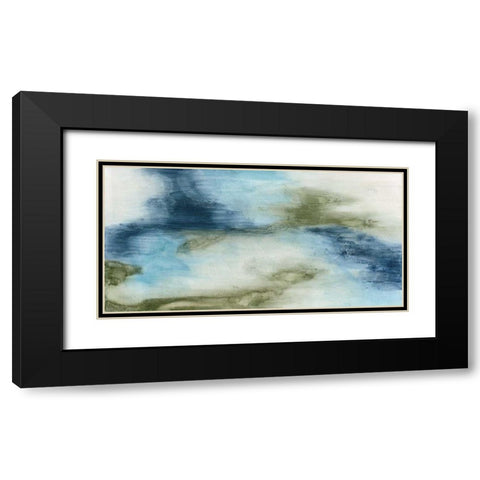Ocean Flow I Black Modern Wood Framed Art Print with Double Matting by Meagher, Megan
