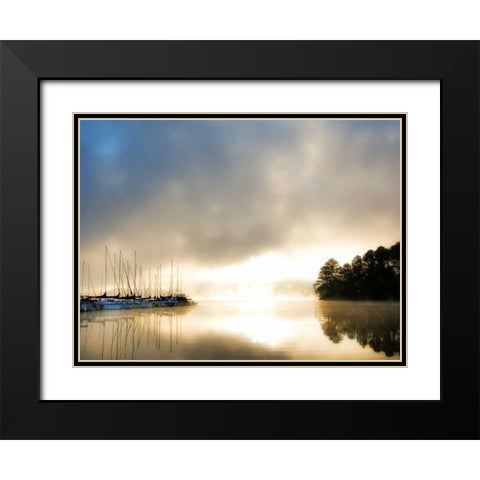 Breaking Through I Black Modern Wood Framed Art Print with Double Matting by Head, Danny