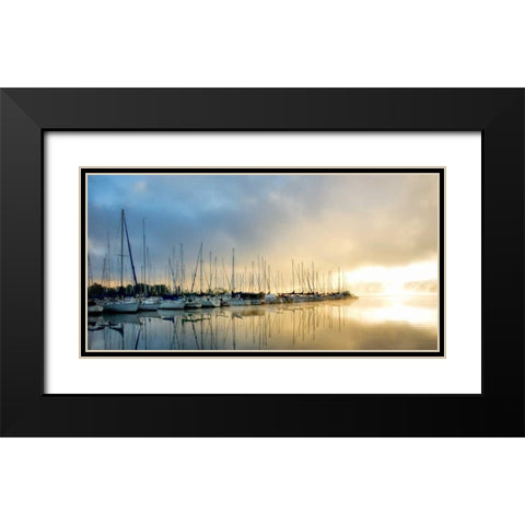 Breaking Through II Black Modern Wood Framed Art Print with Double Matting by Head, Danny