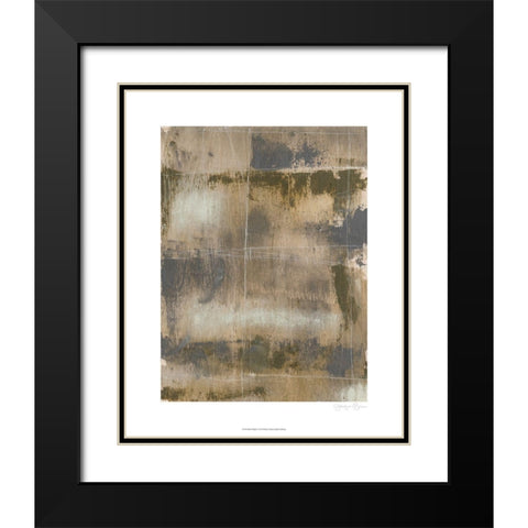 Dusty Whisper I Black Modern Wood Framed Art Print with Double Matting by Goldberger, Jennifer