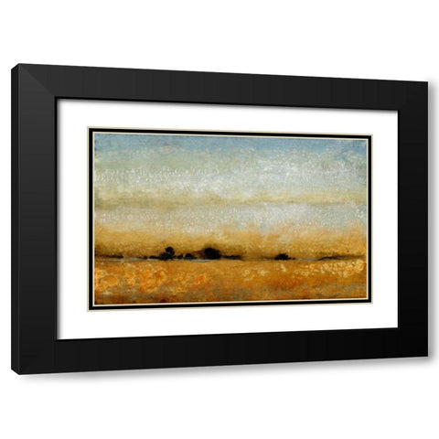 Harvest Sunset II Black Modern Wood Framed Art Print with Double Matting by OToole, Tim