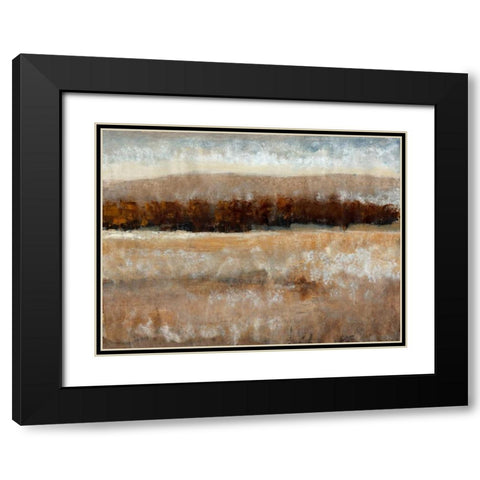 Umber Light II Black Modern Wood Framed Art Print with Double Matting by OToole, Tim