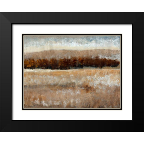 Umber Light II Black Modern Wood Framed Art Print with Double Matting by OToole, Tim