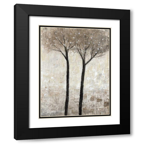Bloom II Black Modern Wood Framed Art Print with Double Matting by OToole, Tim