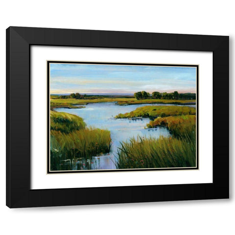 At the Edge I Black Modern Wood Framed Art Print with Double Matting by OToole, Tim