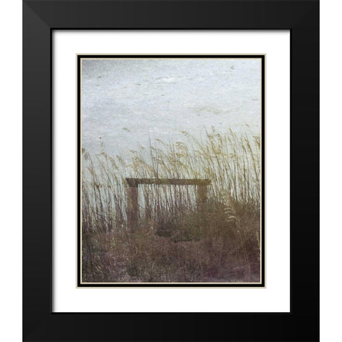 Through the Dunes I Black Modern Wood Framed Art Print with Double Matting by Ilosky, Pam