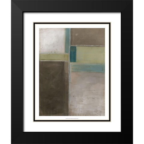 Blues at Dusk I Black Modern Wood Framed Art Print with Double Matting by Vess, June Erica