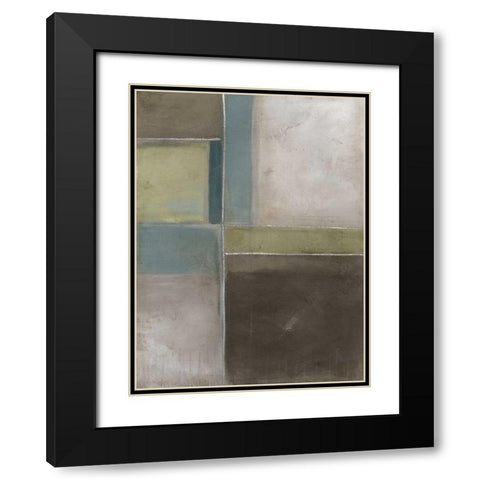 Blues at Dusk II Black Modern Wood Framed Art Print with Double Matting by Vess, June Erica