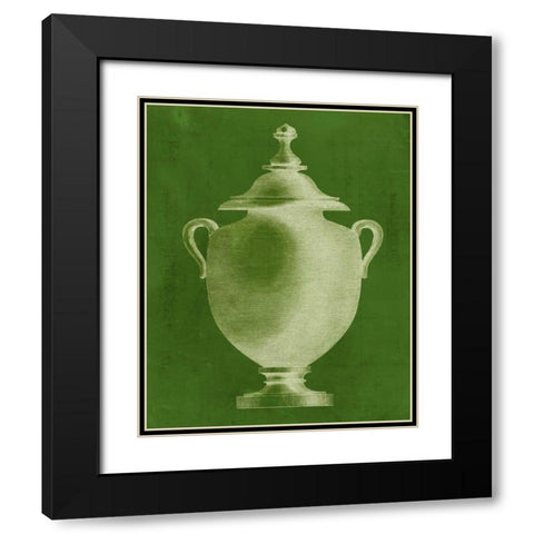 Modern Classic Urn IV Black Modern Wood Framed Art Print with Double Matting by Vision Studio