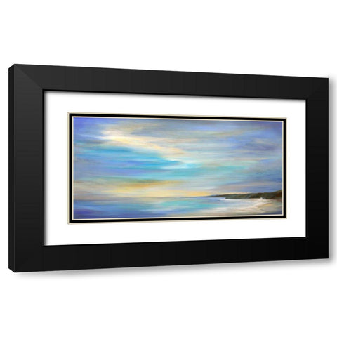 April Sky Black Modern Wood Framed Art Print with Double Matting by Finch, Sheila