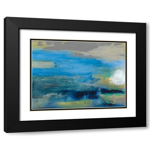 Viewpoint III Black Modern Wood Framed Art Print with Double Matting by Jasper, Sisa