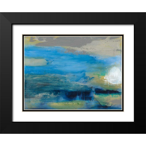 Viewpoint III Black Modern Wood Framed Art Print with Double Matting by Jasper, Sisa