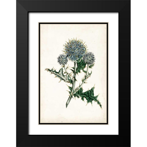 Curtis Blues III Black Modern Wood Framed Art Print with Double Matting by Curtis