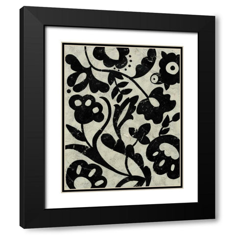 Maymont II Black Modern Wood Framed Art Print with Double Matting by Zarris, Chariklia