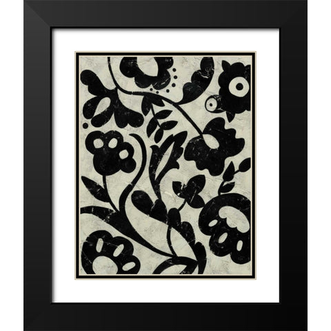 Maymont II Black Modern Wood Framed Art Print with Double Matting by Zarris, Chariklia