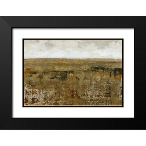 Afternoon Glow I Black Modern Wood Framed Art Print with Double Matting by OToole, Tim