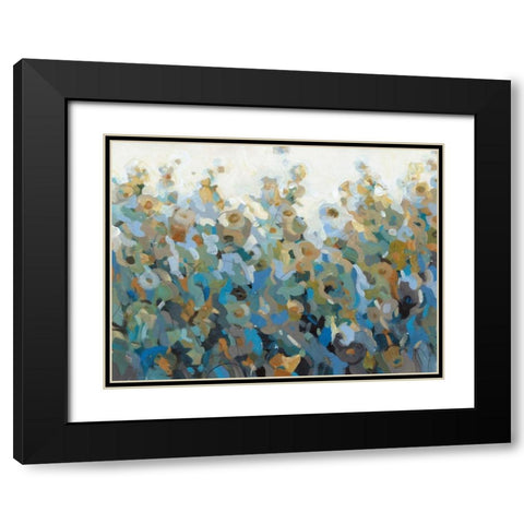 Anew I Black Modern Wood Framed Art Print with Double Matting by OToole, Tim