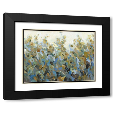 Anew I Black Modern Wood Framed Art Print with Double Matting by OToole, Tim