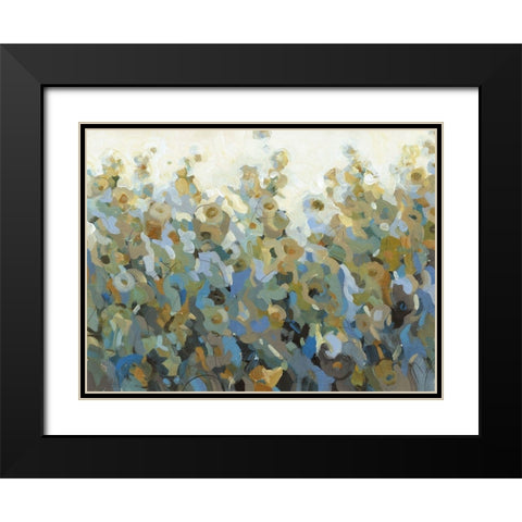 Anew I Black Modern Wood Framed Art Print with Double Matting by OToole, Tim