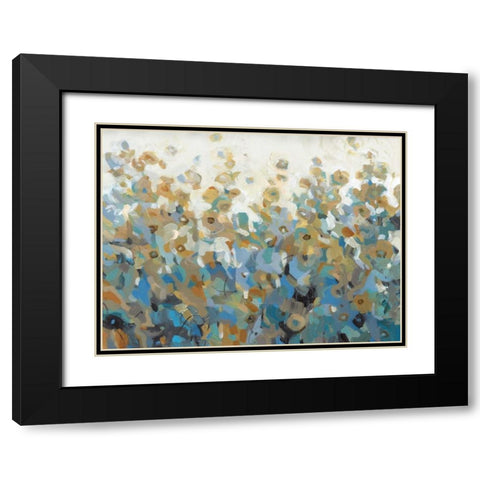 Anew II Black Modern Wood Framed Art Print with Double Matting by OToole, Tim