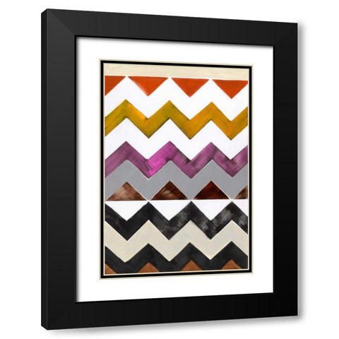 Santa Fe I Black Modern Wood Framed Art Print with Double Matting by Fuchs, Jodi