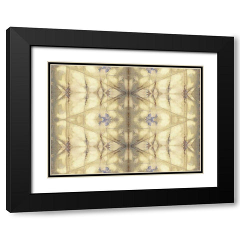 Mirrored Abstraction II Black Modern Wood Framed Art Print with Double Matting by Goldberger, Jennifer