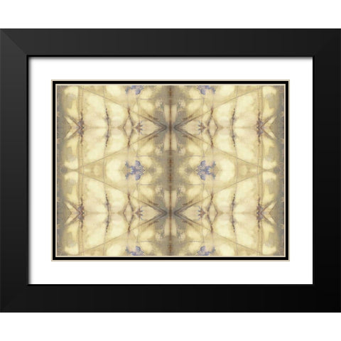 Mirrored Abstraction II Black Modern Wood Framed Art Print with Double Matting by Goldberger, Jennifer