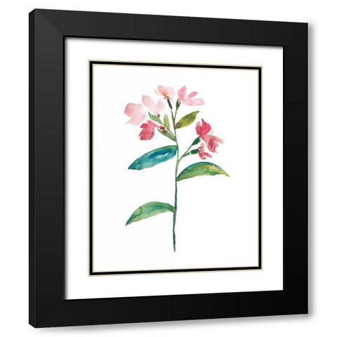 Watercolor Garden III Black Modern Wood Framed Art Print with Double Matting by Mosley, Kiana