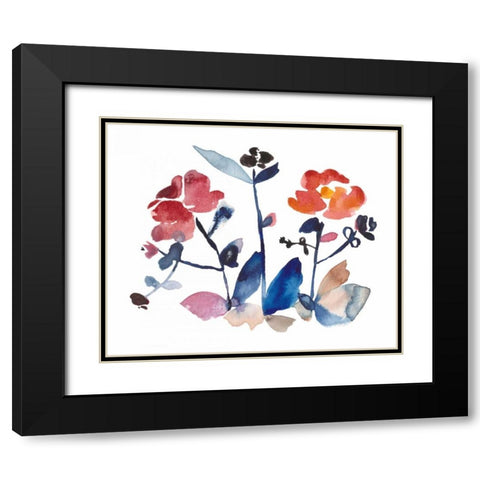 Nouveau Boheme I Black Modern Wood Framed Art Print with Double Matting by Mosley, Kiana