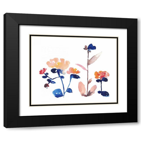 Nouveau Boheme II Black Modern Wood Framed Art Print with Double Matting by Mosley, Kiana