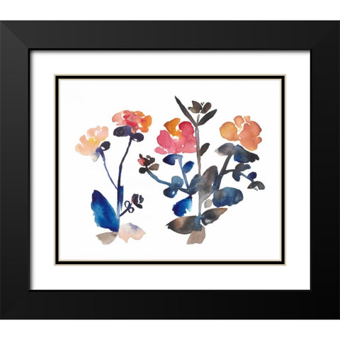 Nouveau Boheme III Black Modern Wood Framed Art Print with Double Matting by Mosley, Kiana