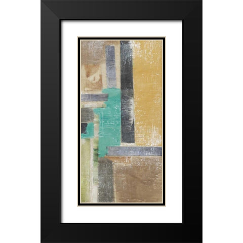 Window Plane II Black Modern Wood Framed Art Print with Double Matting by Goldberger, Jennifer