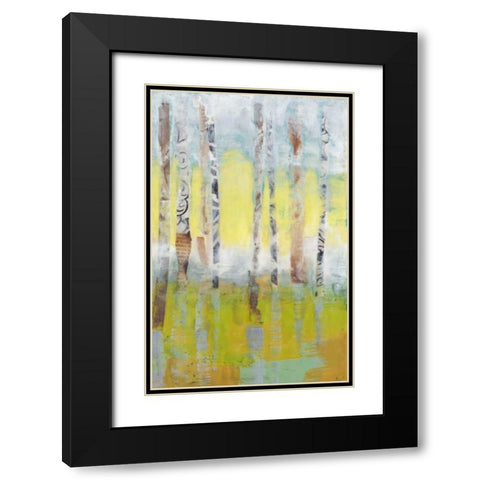 Birchline Collage II Black Modern Wood Framed Art Print with Double Matting by Goldberger, Jennifer