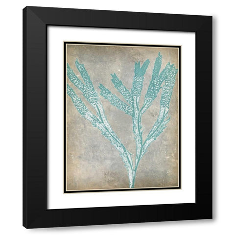 Spa Seaweed II Black Modern Wood Framed Art Print with Double Matting by Goldberger, Jennifer