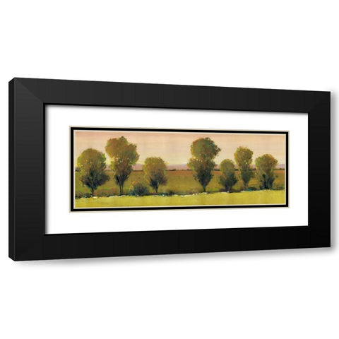 Waiting I Black Modern Wood Framed Art Print with Double Matting by OToole, Tim