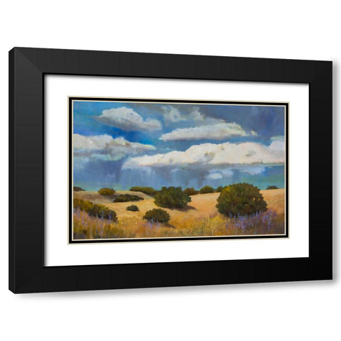 Brewing Storm Black Modern Wood Framed Art Print with Double Matting by DAgostino, Judith
