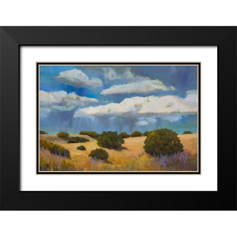 Brewing Storm Black Modern Wood Framed Art Print with Double Matting by DAgostino, Judith