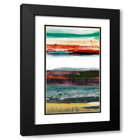 Primary Decision II Black Modern Wood Framed Art Print with Double Matting by Jasper, Sisa